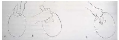 Gambar. 3. f). 2. Pegangan Penhold Grip 