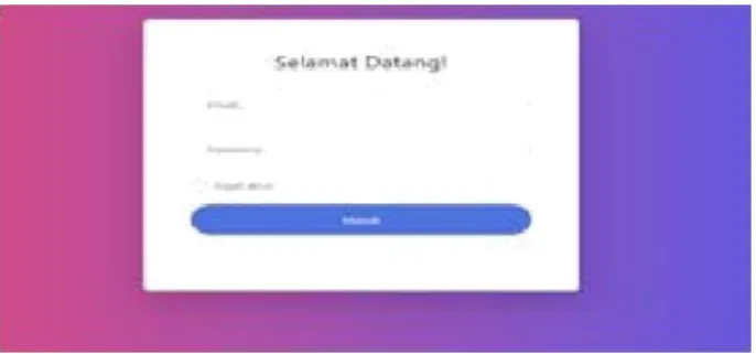 Gambar 1 halaman login 