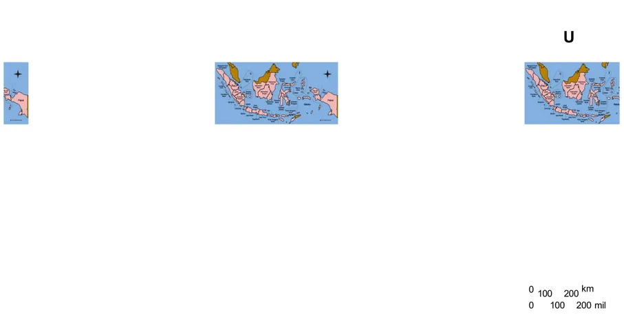 Gambar  2.1 Peta wilayah negara Indonesia