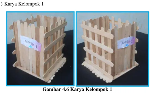 Gambar 4.6 Karya Kelompok 1 