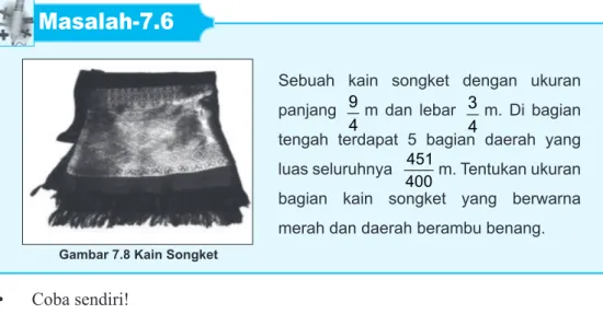 Gambar 7.8 Kain Songket
