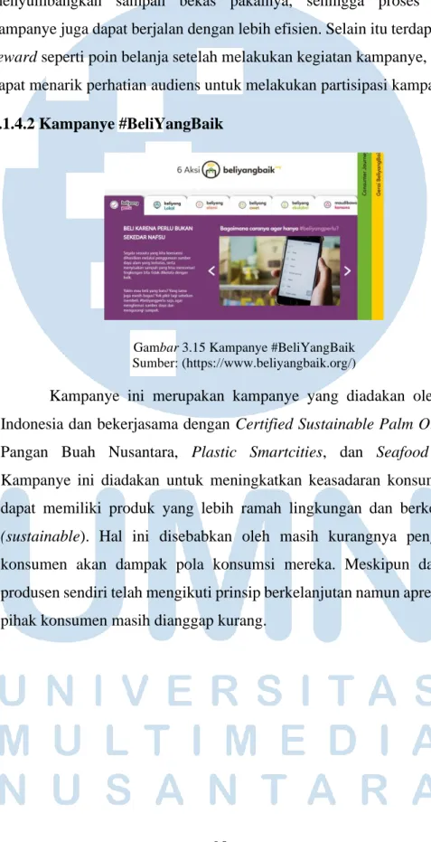 Gambar 3.15 Kampanye #BeliYangBaik  Sumber: (https://www.beliyangbaik.org/) 