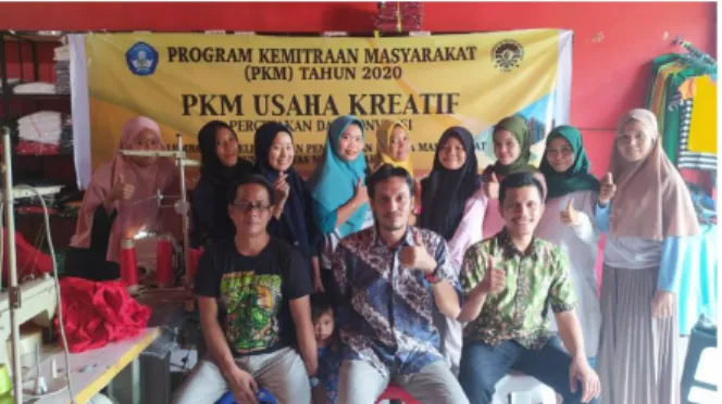 Gambar 1. UKM Mitra PKM 