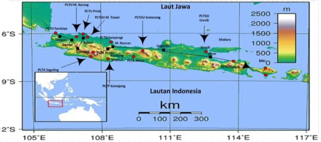 Gambar 2.2 Lokasi Unit Pembangkitan PT Indonesia Power 