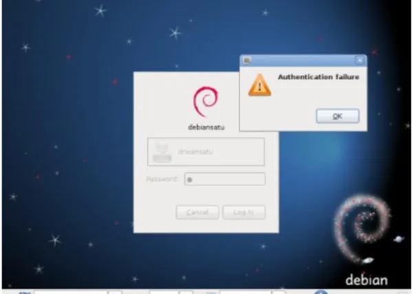 Gambar 4.1   Uji Login OS Client  4.4.2  Pengujian Black Box 