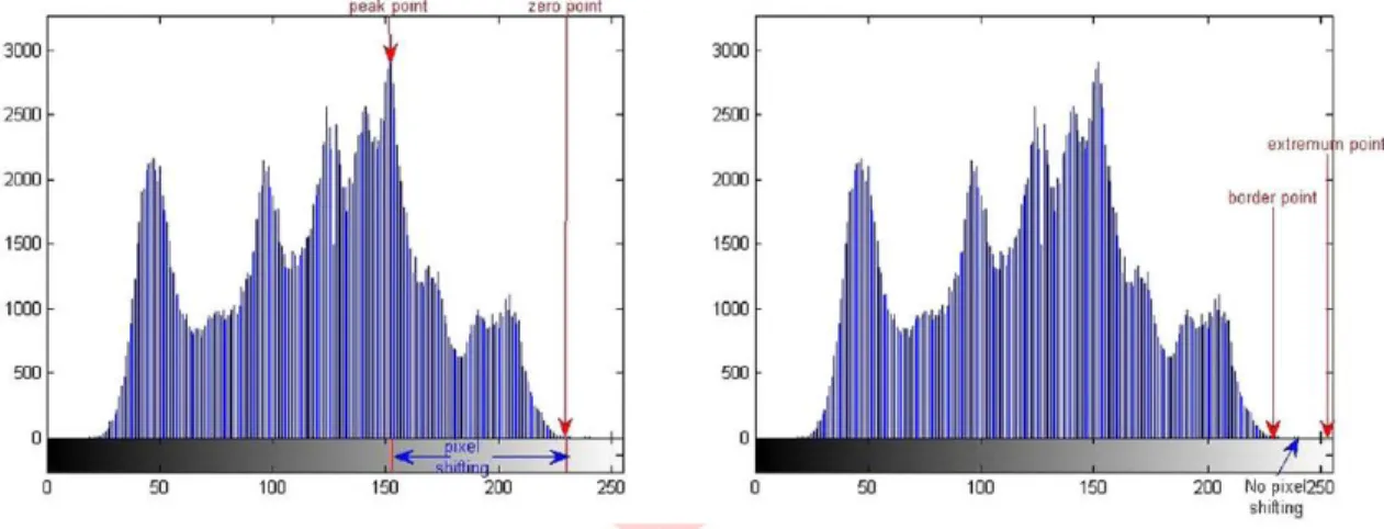 Gambar 2.1 Contoh perbandingan histogram [1]. 