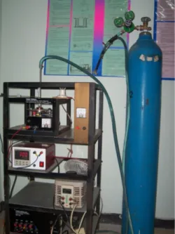 Gambar 2. Sistem tungku yang digunakan untuk proses oksidasi cult 