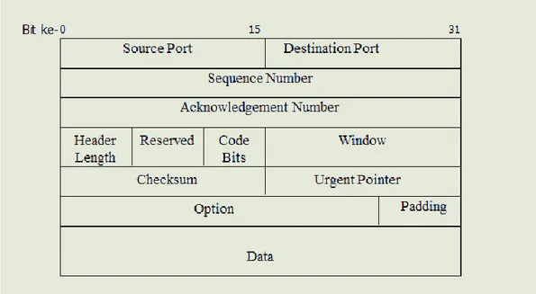 Gambar 2.1 Format Protocol TCP 