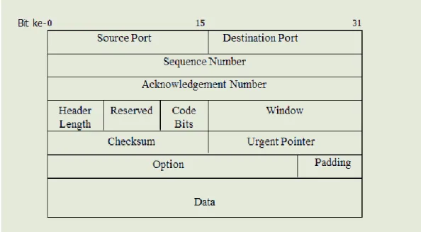 Gambar 2.1 Format Protocol TCP 