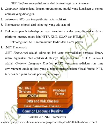 Gambar 2.6 .NET Framework