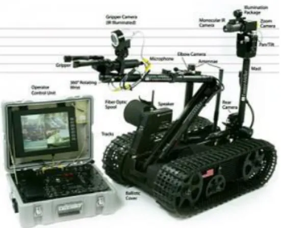 Gambar 2.6 Mobile Robot dan Remote Control  (Marro Johanes, 2013) 