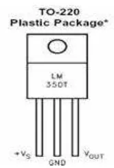Gambar 2.5  Sensor Suhu LM35 