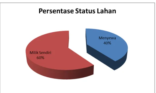 Gambar 11. Persentase Status Lahan 
