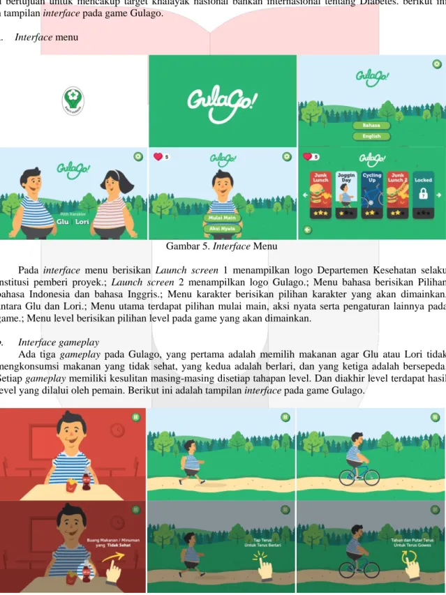 Gambar 5. Interface Menu 