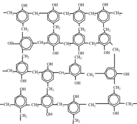Gambar 4. Struktur jaring resin PFAP 