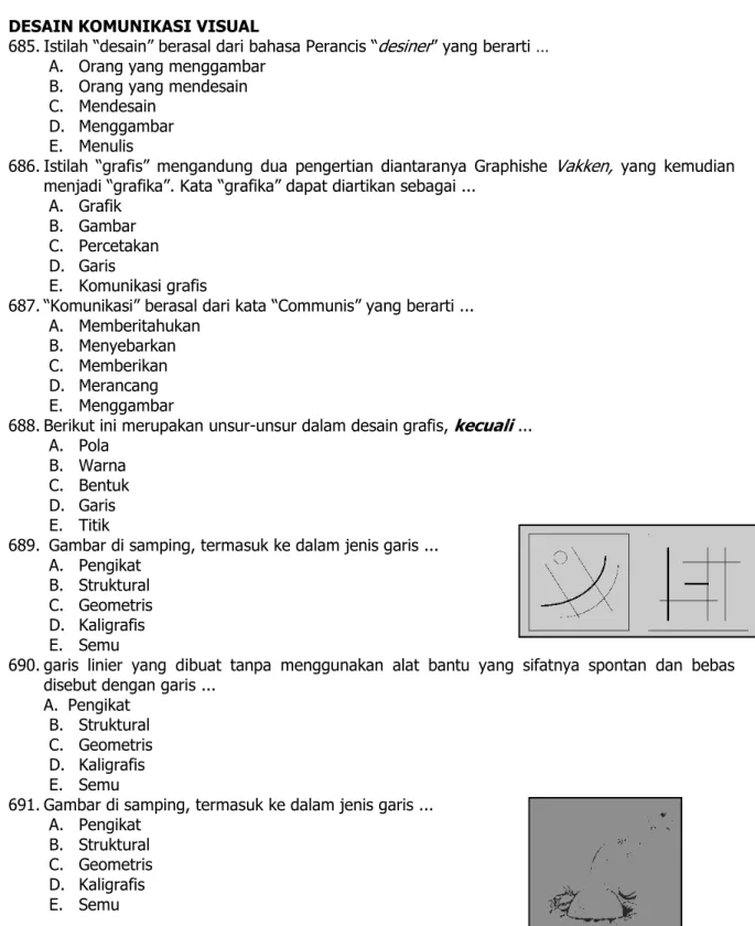 Gambar di samping, termasuk ke dalam jenis garis ... 