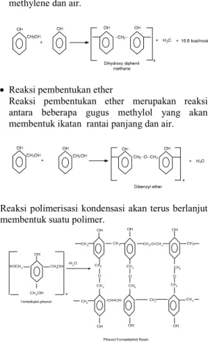 Gambar 2. Struktur molekul novolak 