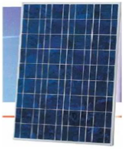 Gambar 2. 2 Panel Surya Polykristal  Sumber : Artikel Panel-Surya, 2011