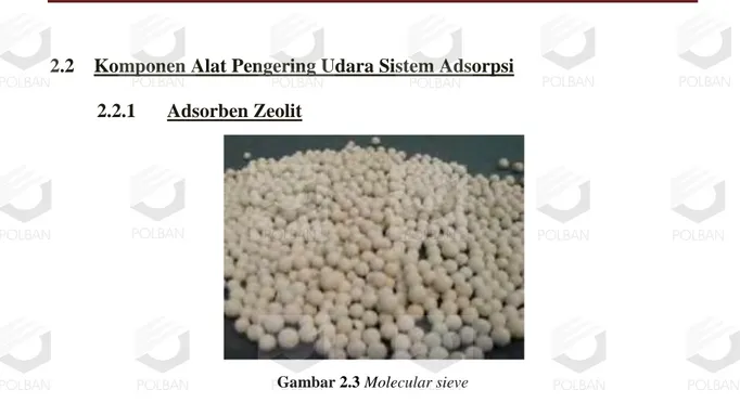 Gambar 2.3  Molecular sieve 