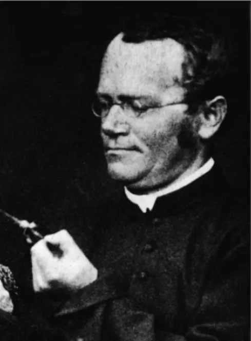 Gambar 3. Gregor Mendel, biarawan asal Austria yang menemukan pola pewarisan sifat  pada mahluk hidup