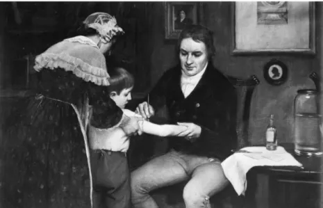 Gambar 4. Edward Jenner, penemu vaksin untuk penyakit cacar dan rabies   (Sumber: www.missedinhistory.com) 