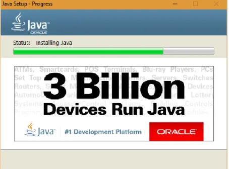 Gambar 1.10. Proses Install Java