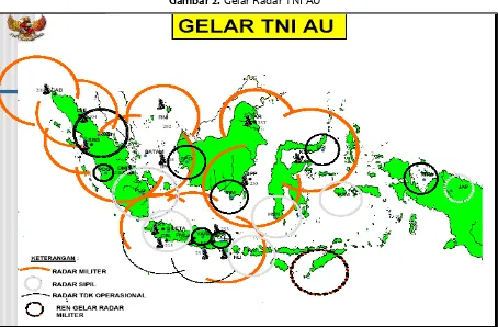 Gambar 2. Gelar Radar TNI AU 