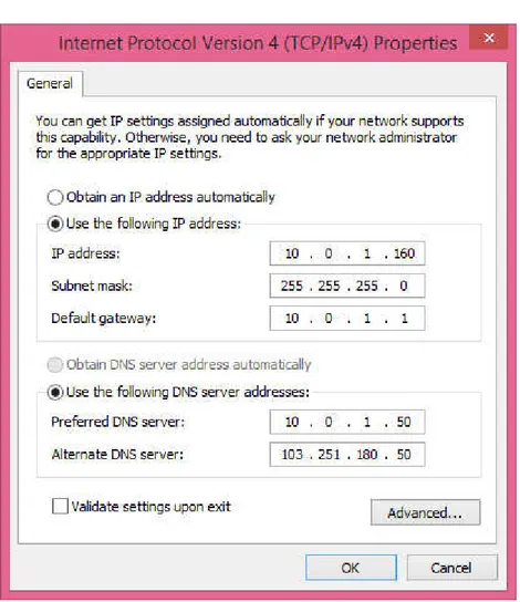 Gambar 4. 20 Distribusi Jaringan untuk Virtual Machine  C. Disable Firewall pada Host 