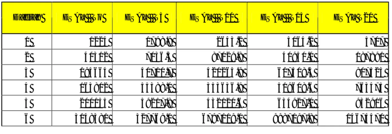 Tabel IV.1 