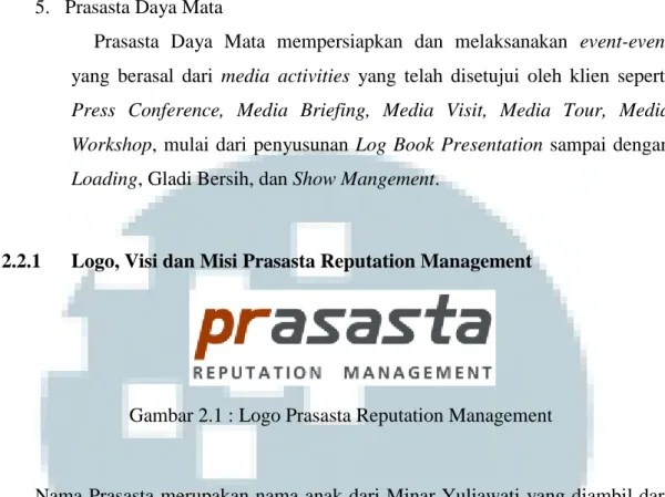 Gambar 2.1 : Logo Prasasta Reputation Management 