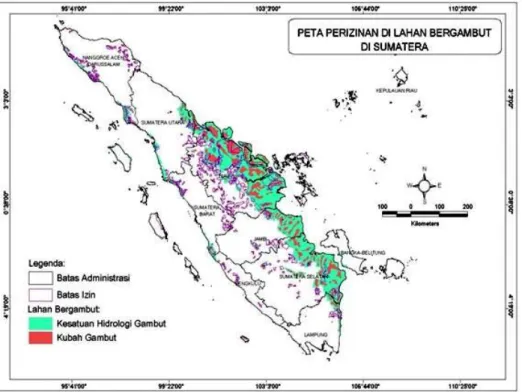 Tabel 5.  Luasan (ha) perizinan yang diberikan di daerah kubah (KLG) dan luar KLG   No  Provinsi  Perizinan kebun di  luar KLG  Tidak ada  izin di luar KLG  Perizinan kebun di KLG  Tidak ada  izin di KLG  % izin di luar KLG  % izin dalam KLG  1  Aceh  81.9