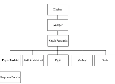 Gambar 2.1. Struktur Organisasi PT Sumatra Industri Cat 