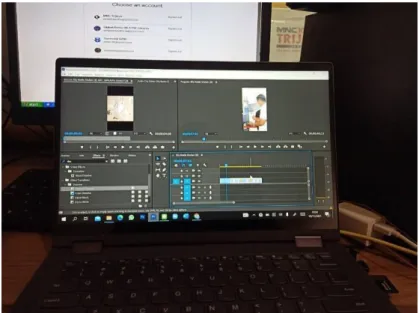 Gambar 3.9 Proses Penyuntingan Audio 