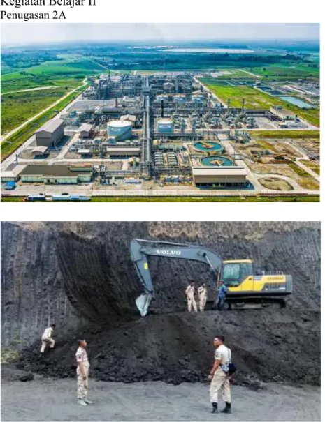 Gambar di atas adalah tambang minyak  bumi di Lapangan Banyuurip, Kab. 