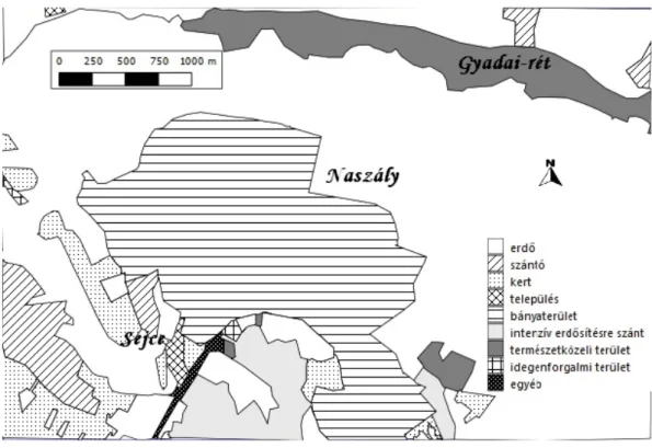 Figure 5. Sketch-map based on the Development Plan of Vác