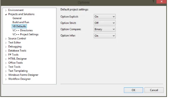 Gambar 1 Options Explicit On 