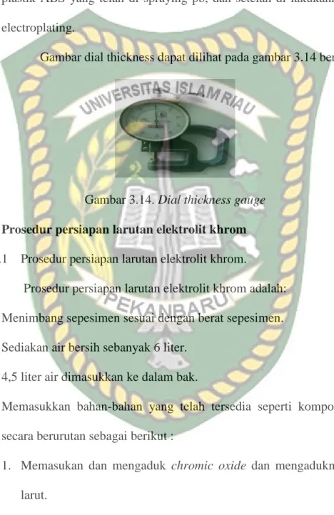 Gambar dial thickness dapat dilihat pada gambar 3.14 berikut: 