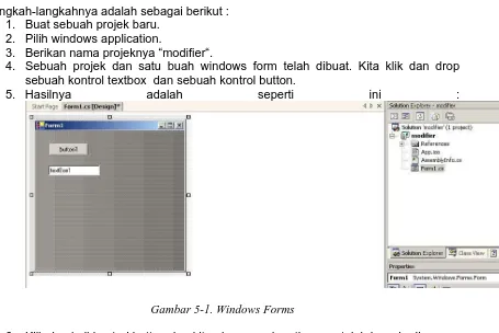 Gambar 5-1. Windows Forms 