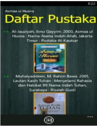 Gambar 13. Halaman Daftar Pustaka 