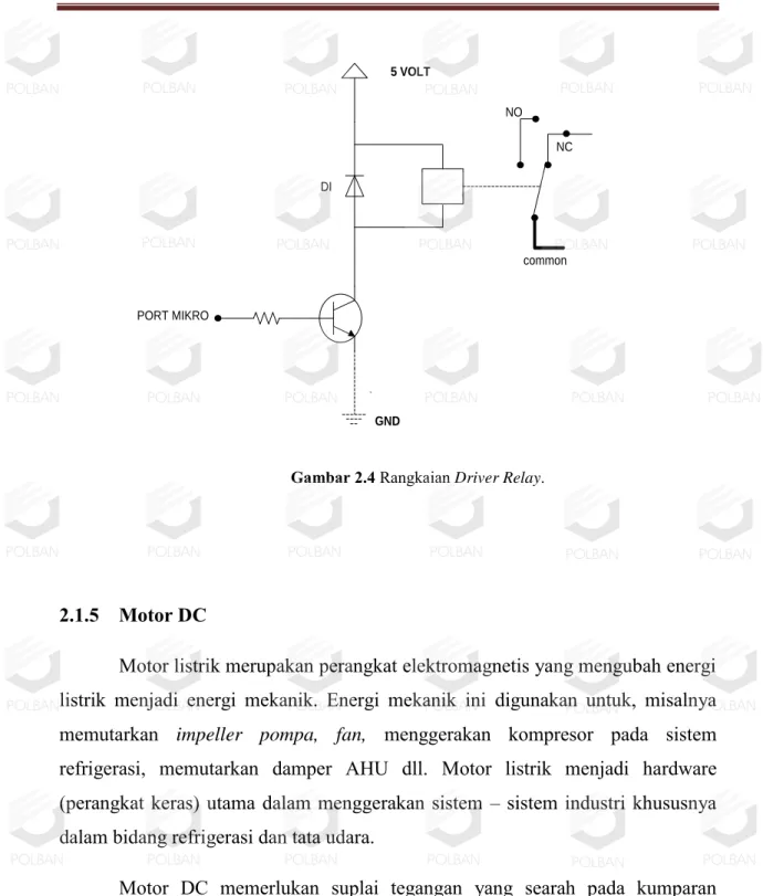 Gambar 2.4 Rangkaian Driver Relay. 