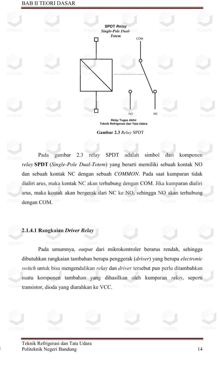 Gambar 2.3 Relay SPDT 
