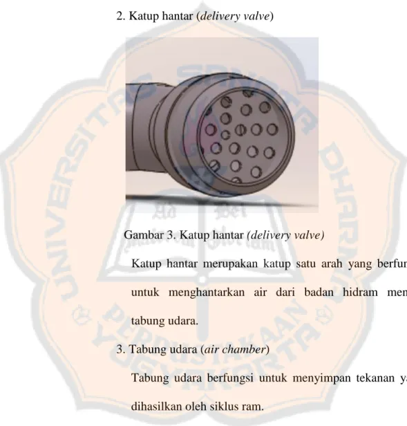 Gambar 3. Katup hantar (delivery valve) 