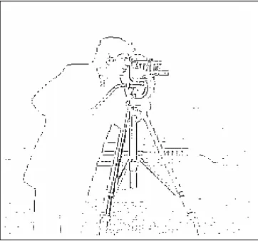 Figure 8.  Result of edge detection with template optimization