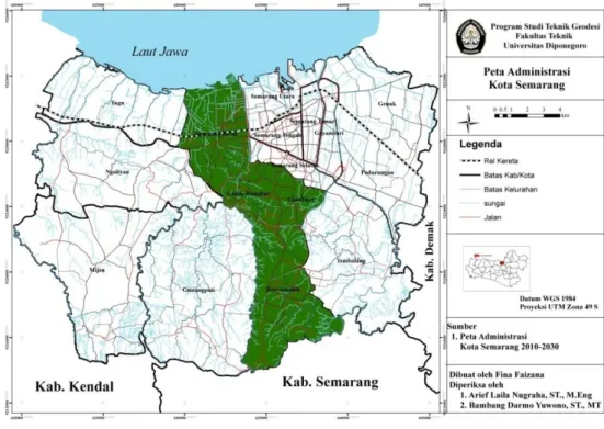 Gambar 3.1 Daerah Penelitian  III.2  Peralatan dan Bahan 