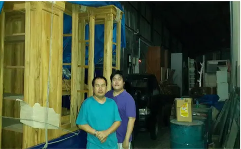 Foto Bersama Dengan Pemilik UD. Ethnic Furniture, Bapak Elisanto Lukito 