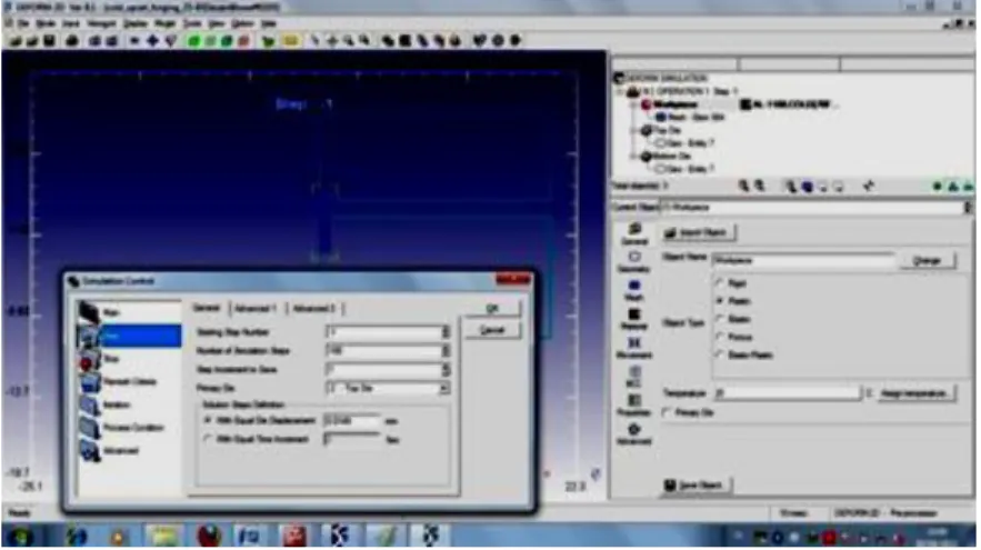 Gambar 3.12 Tampilan layar preprosessor Deform 2D v8.1 