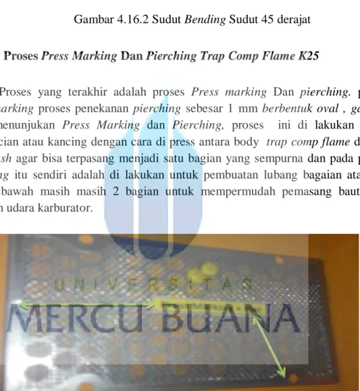gambar 4.17. Press Marking dan Pierching 