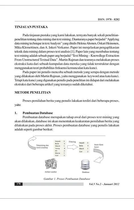 Gambar 1. Proses Pembuatan Database