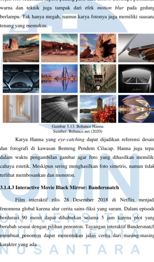 Gambar 3.13. Behance Hanna  Sumber: Behance.net (2020) 