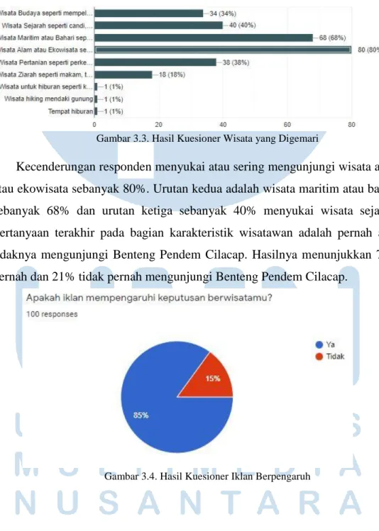 Gambar 3.4. Hasil Kuesioner Iklan Berpengaruh